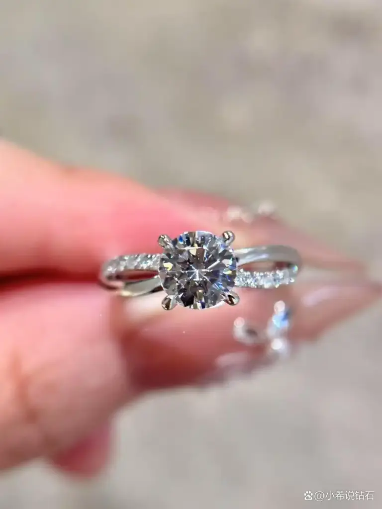 Lab-grown diamond ring