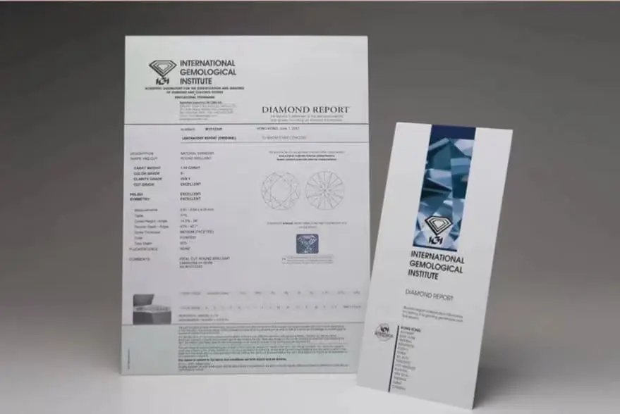 IGI Natural Diamond Certification
