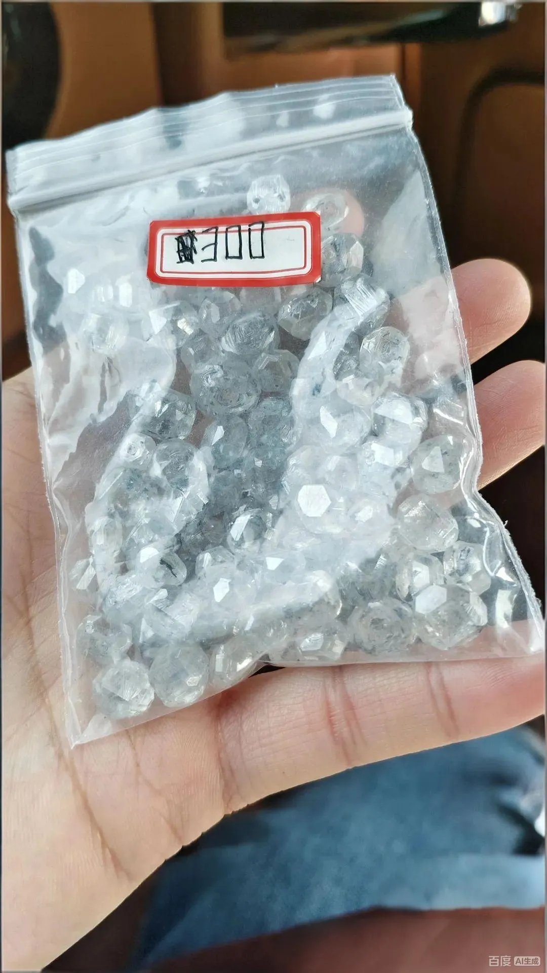 Cut synthetic diamonds