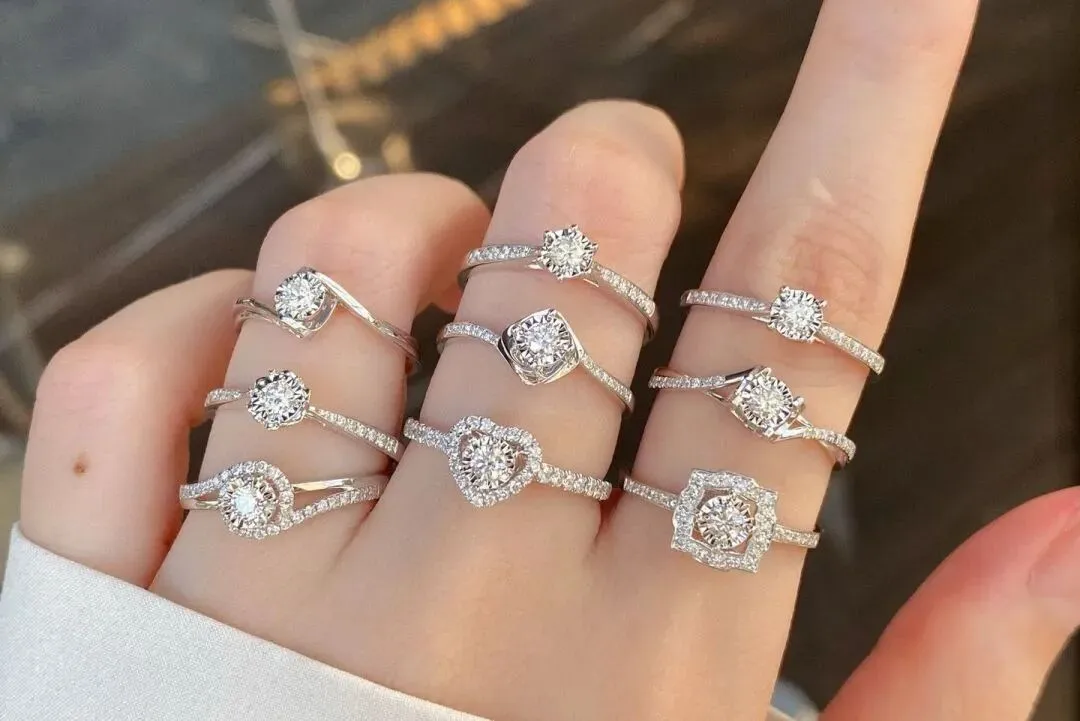 Display of diamond shapes after cutting 3
