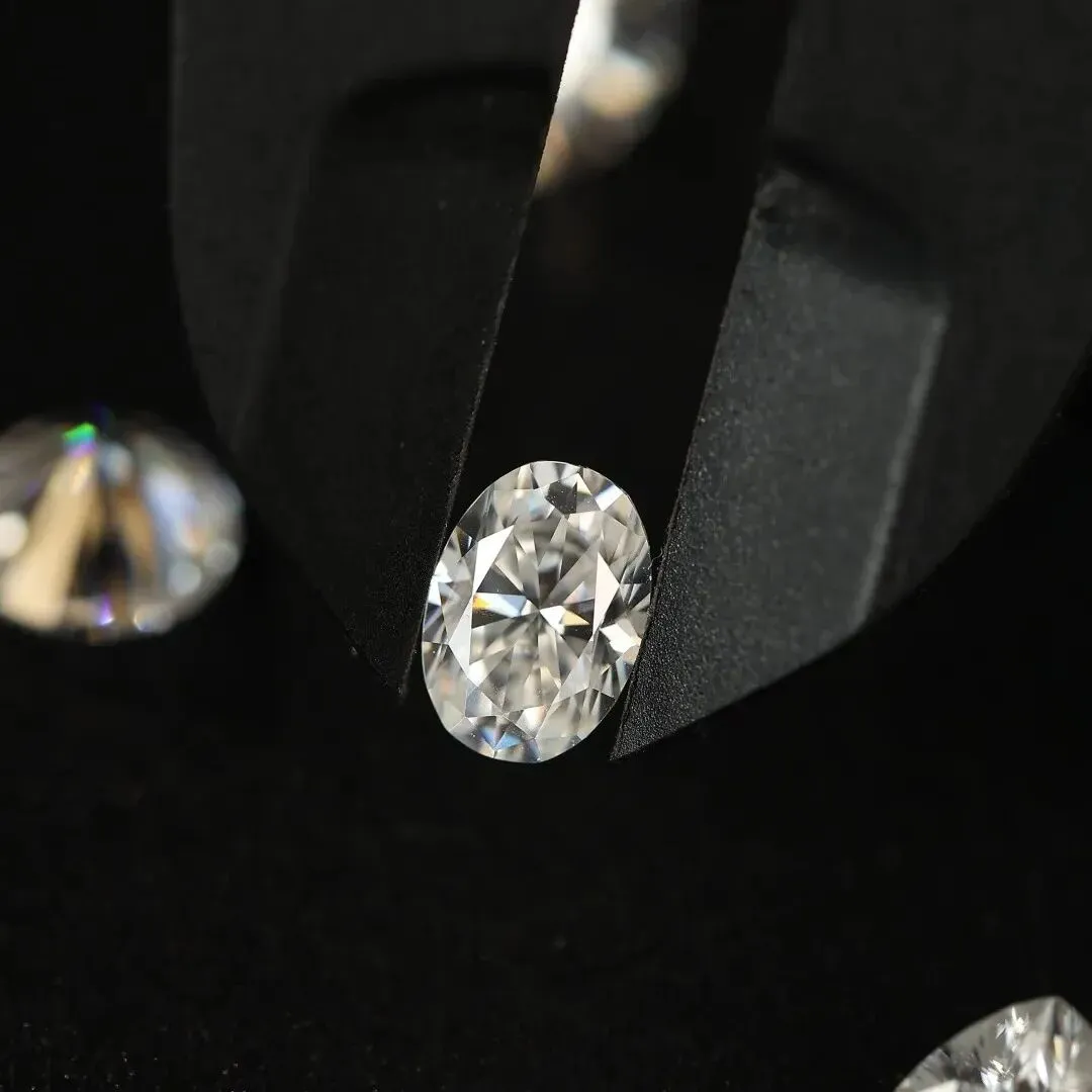 Diamonds on display after precision polishing 2