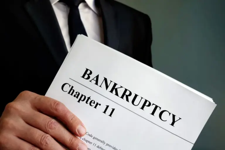 Official Chapter 11 bankruptcy legal documents representing the economic collapse of Charles and Colvard gemstone brand