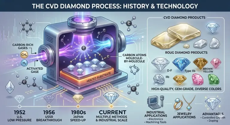 What are CVD Lab Grown Diamonds? History, Creation, and Market Trends